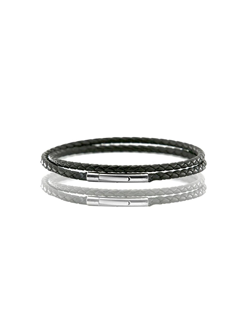 Siyah Unısex Deri Bileklik