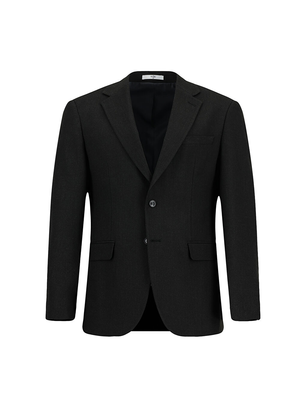 Gri Relaxed Fit Rahat Kesim Elastanlı Klasik Desenli Ceket-7