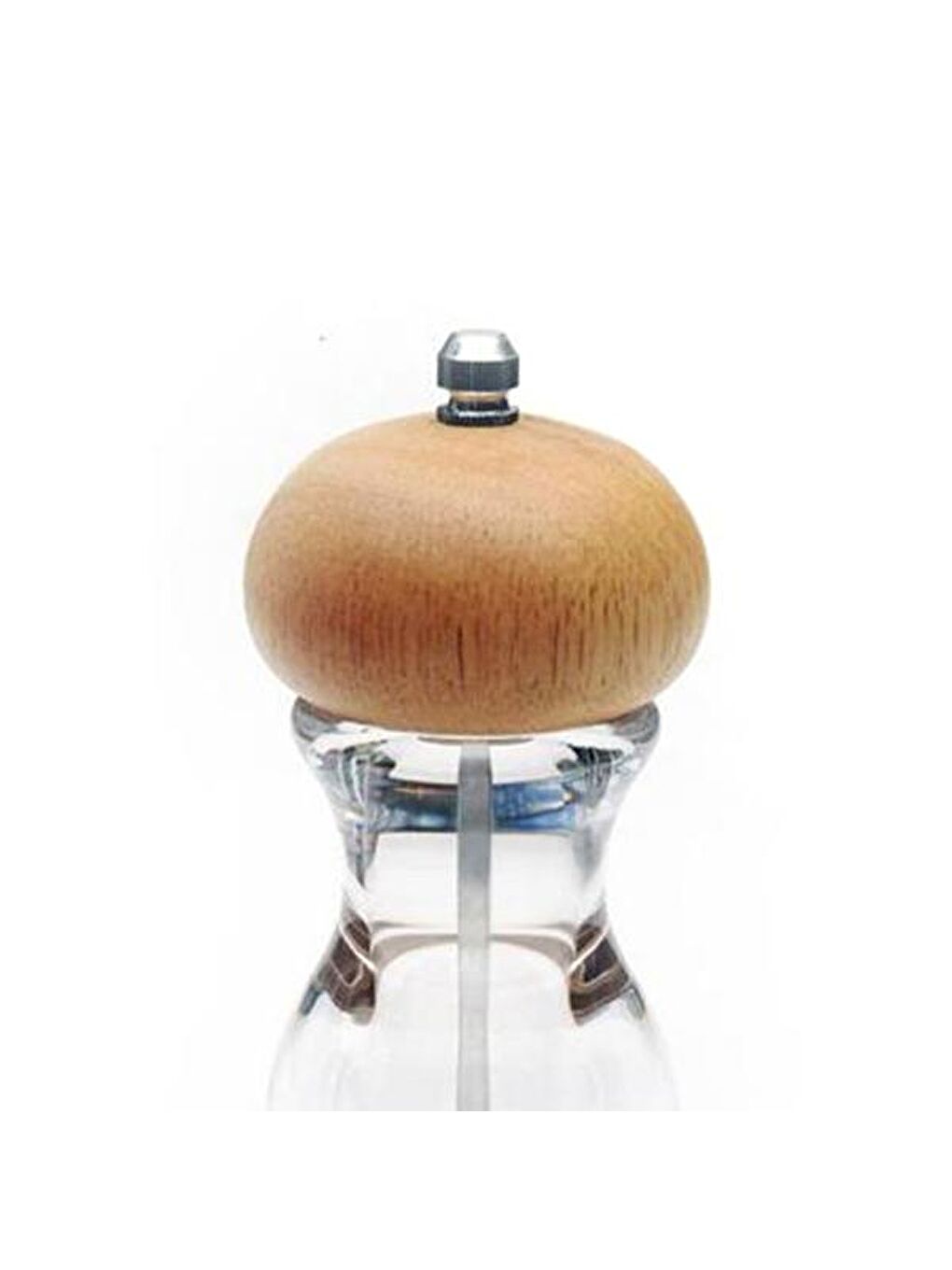 Bej Bambu Tuz Karabiber Öğütücü - 15x6 cm-2