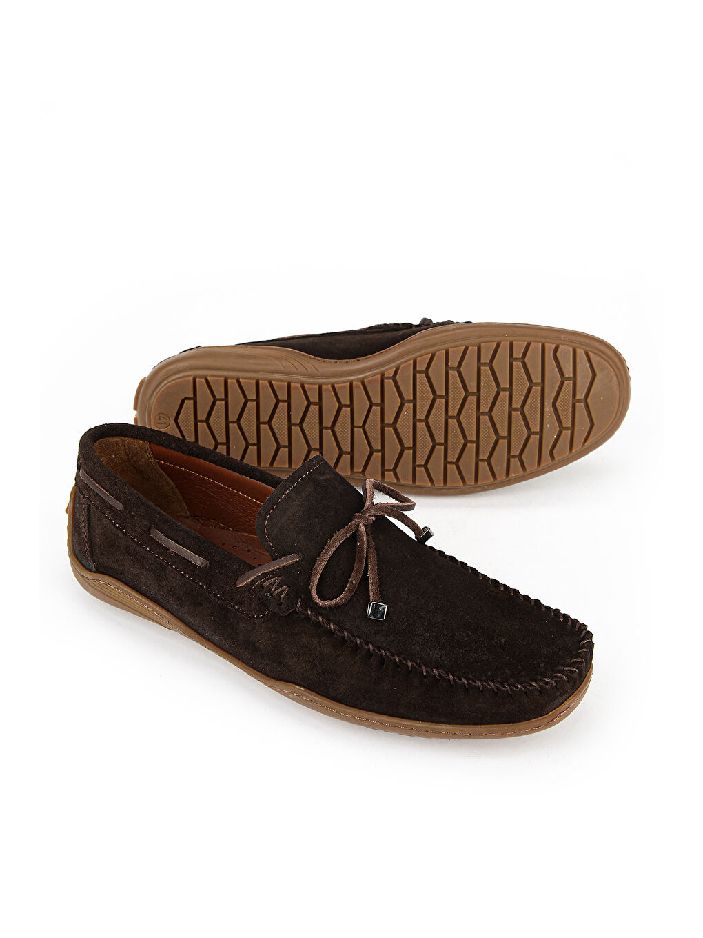 Kahverengi Erkek Hakiki Deri Günlük Ayakkabı 1611064Z041 Kahve-3