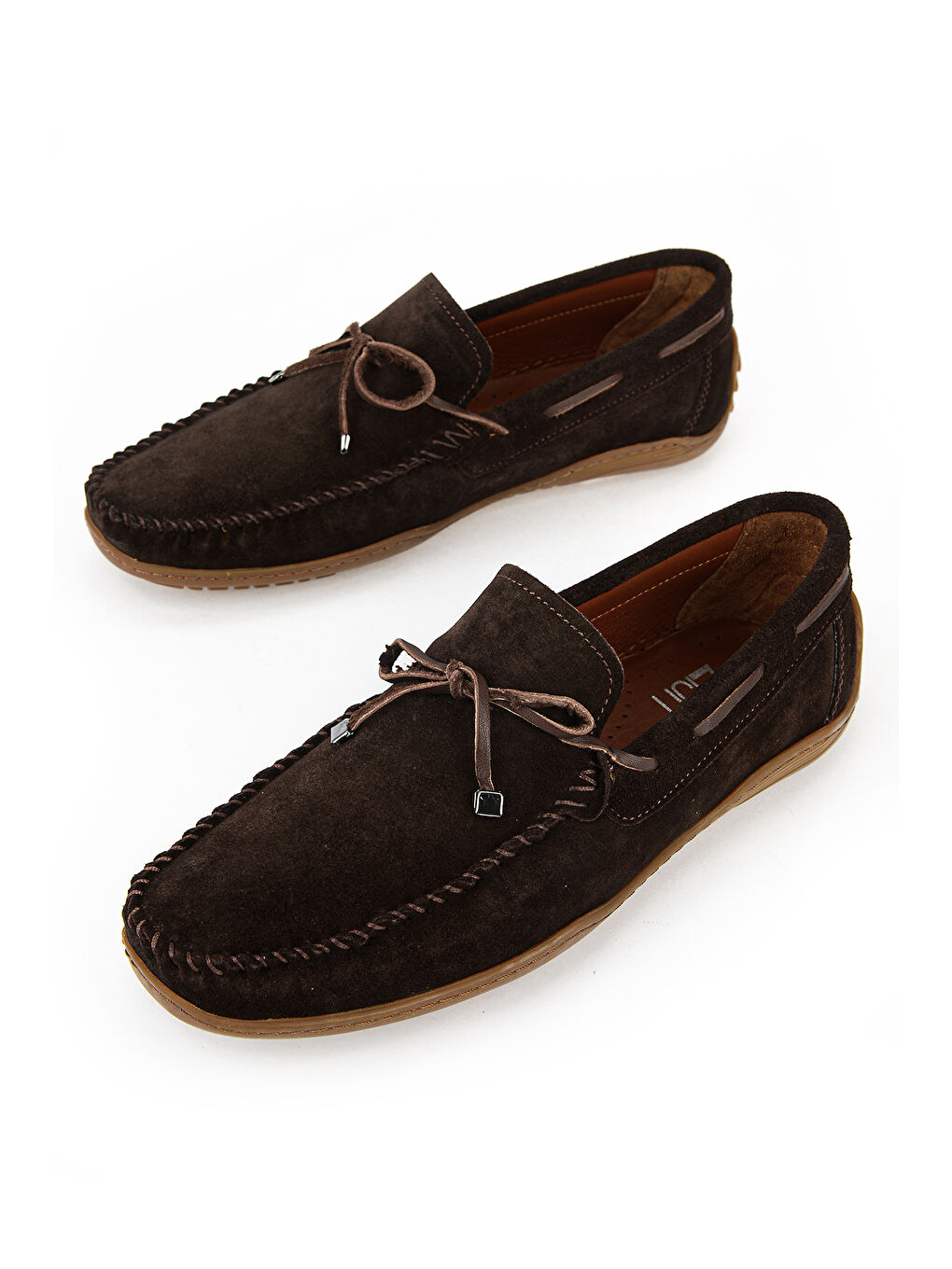 Kahverengi Erkek Hakiki Deri Günlük Ayakkabı 1611064Z041 Kahve-4