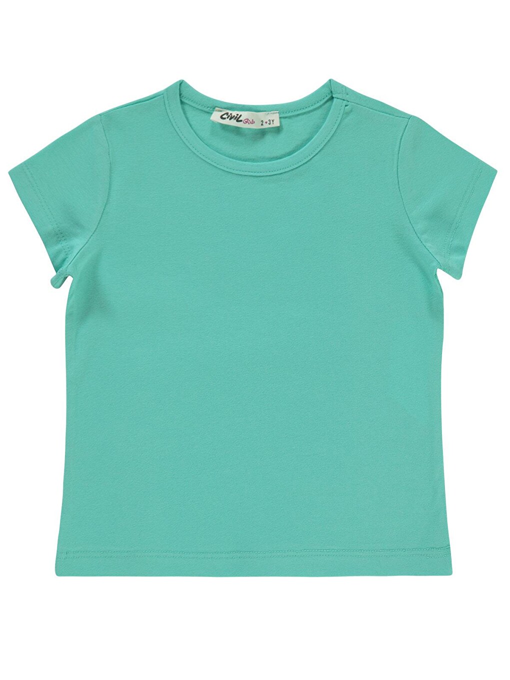 Girls Basic 2-5 Yaş Tişört - Yeşil