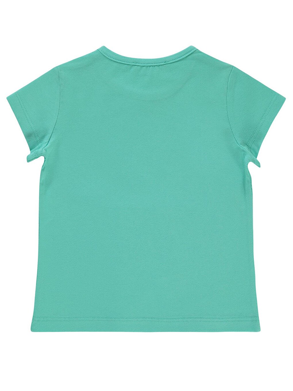 Girls Basic 2-5 Yaş Tişört - Yeşil-1