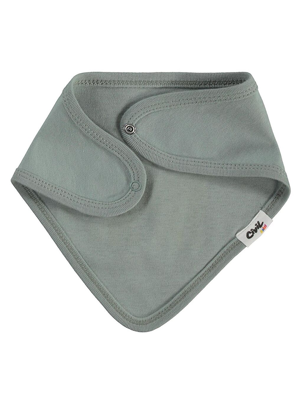 Baby Kedi Baskılı 2 li Mama Önlüğü - Hardal Standart-2