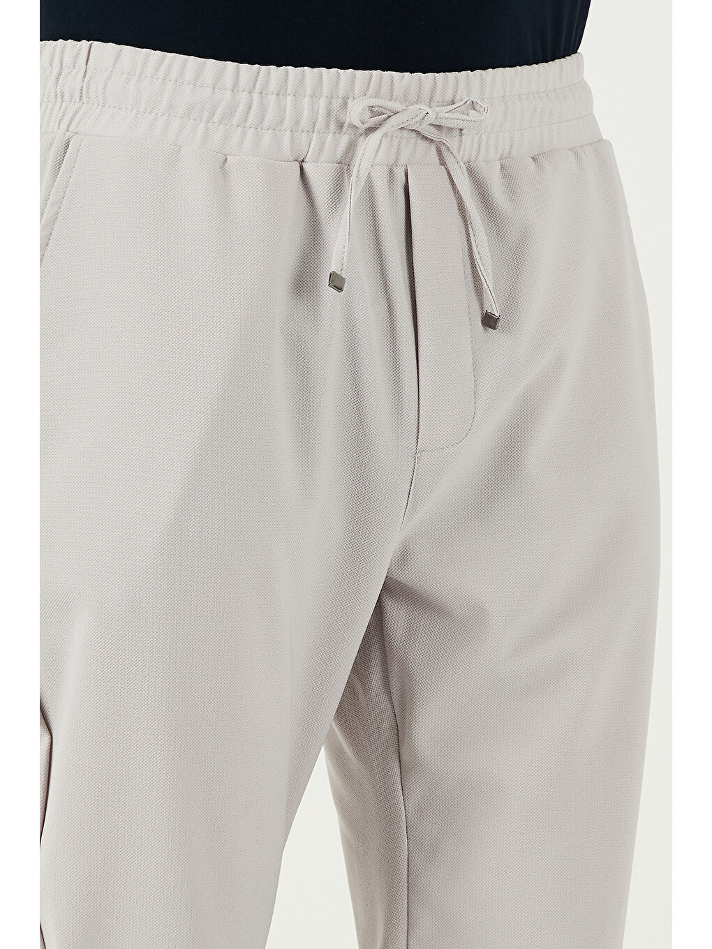 Gri Streç Regular Fit Normal Bel Düz Paça Jogger Pantolon CF25617953-4