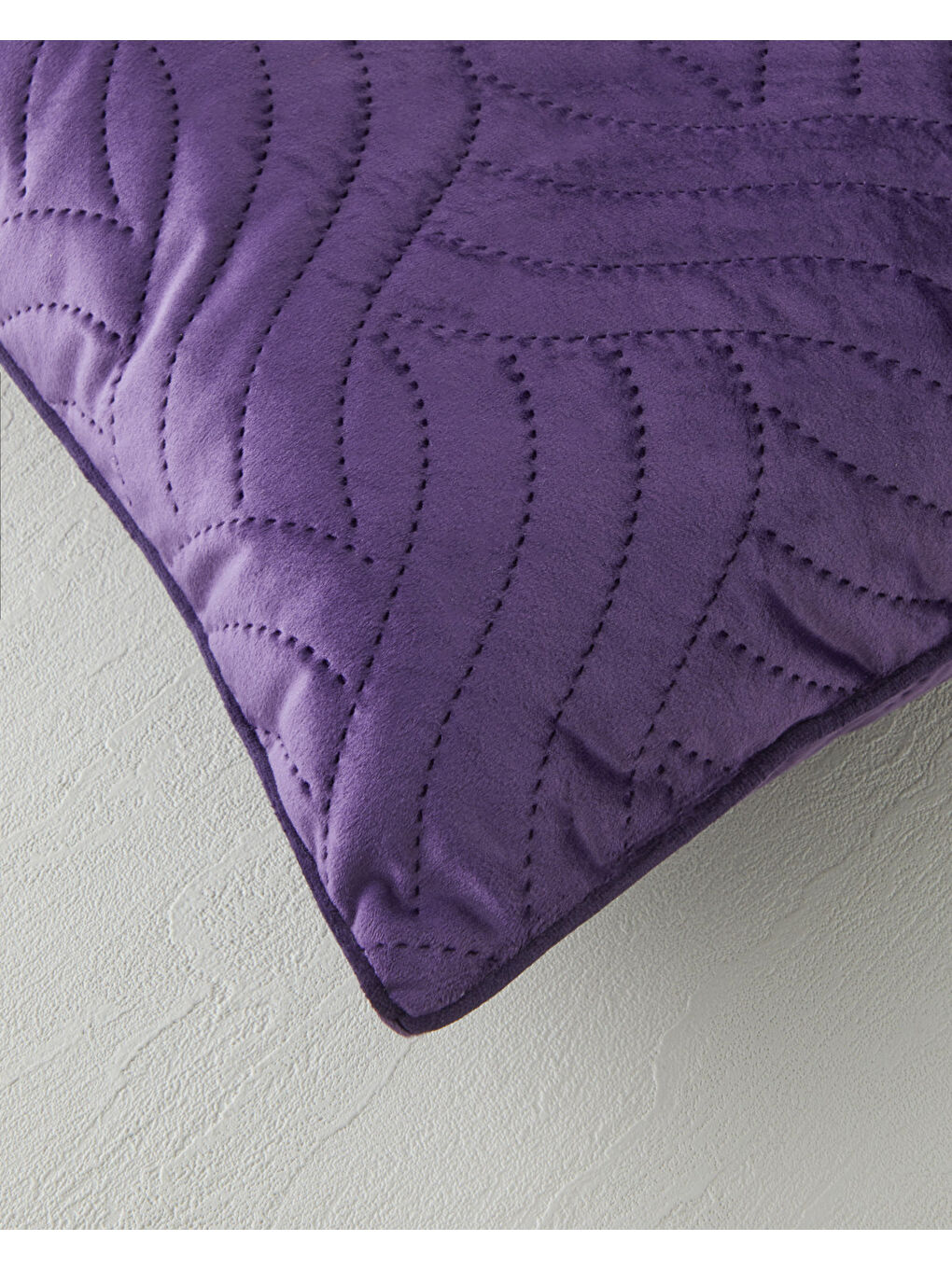 Spiral Kırlent 45x45 cm Mor-2