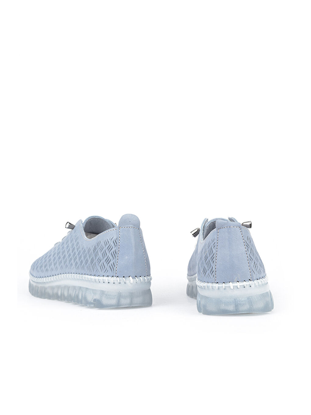 Kadın Hakiki Deri Günlük Ayakkabı 1611046Z8031 Buz Mavi-2