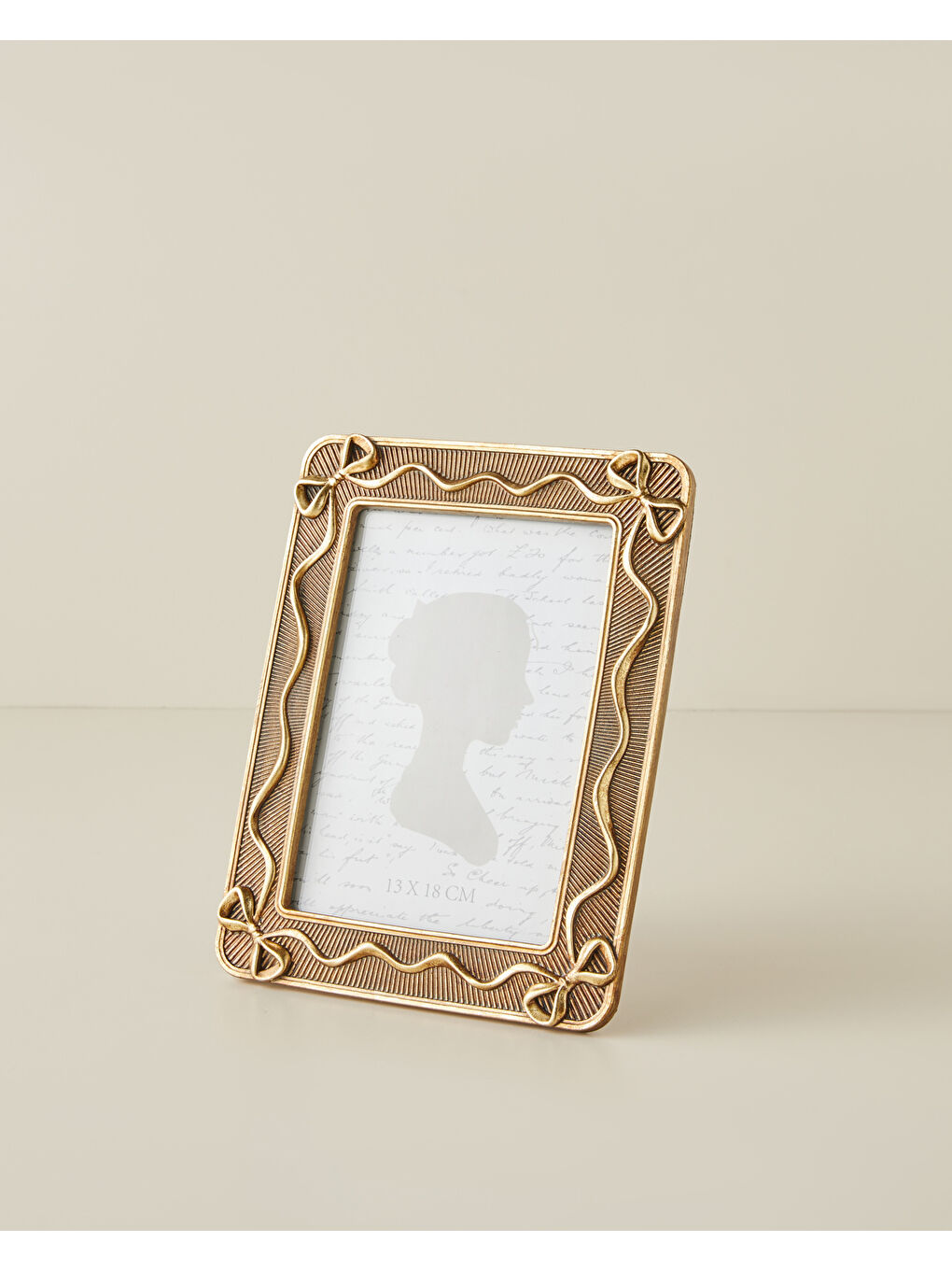 Sarı Olean Polyresin Çerçeve 13x18 cm Gold