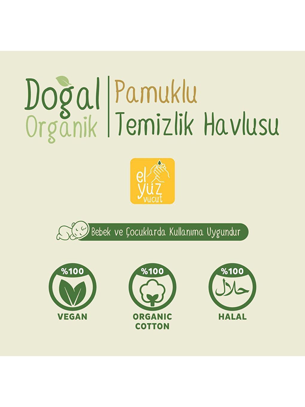 Sleepy Beyaz 10'lu Paket Doğal Organik Pamuklu Cep Mendili 10x15 (150 Yaprak) - 3