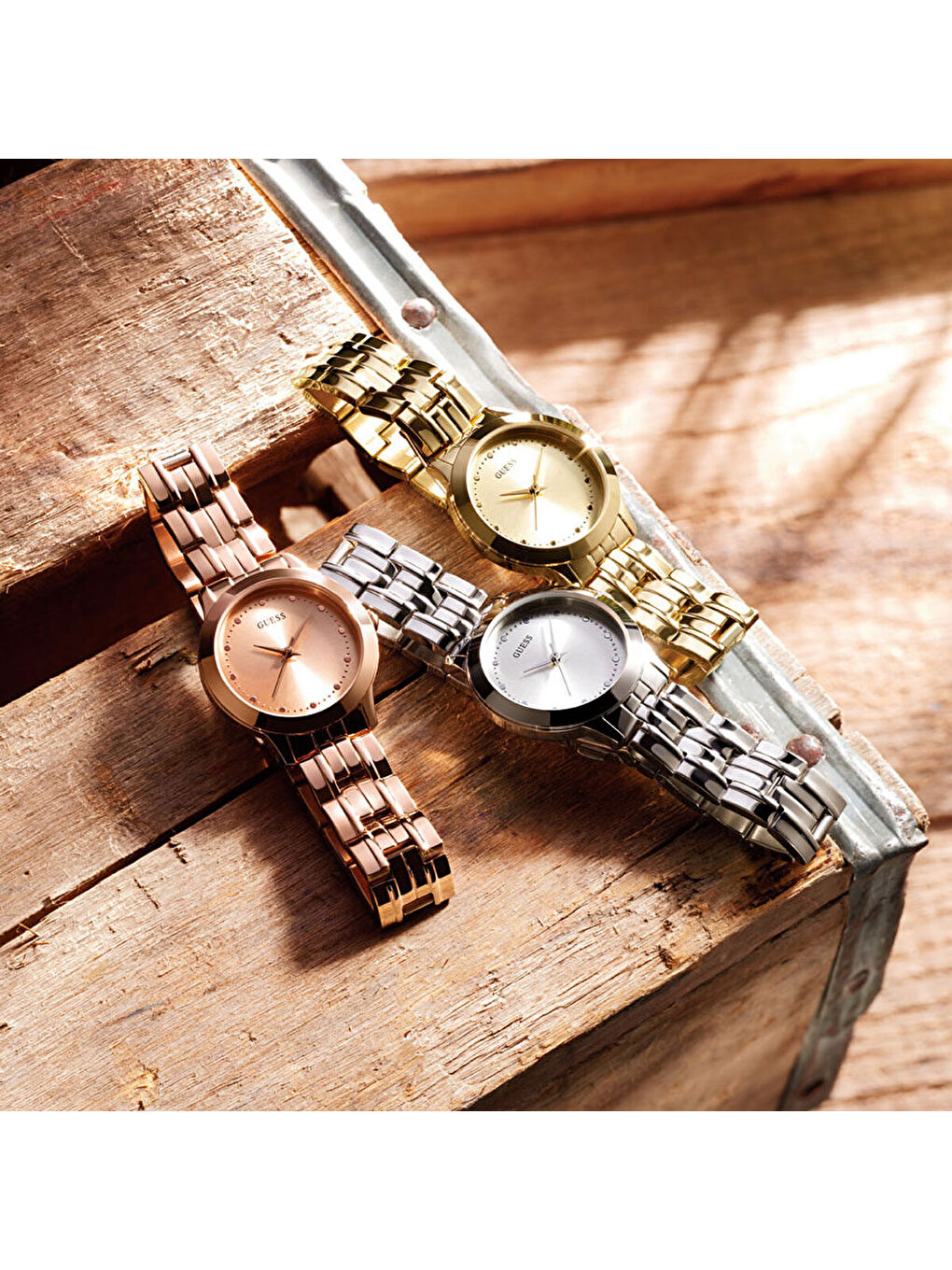 Sarı GUW0989L2 Kadın Kol Saati-1