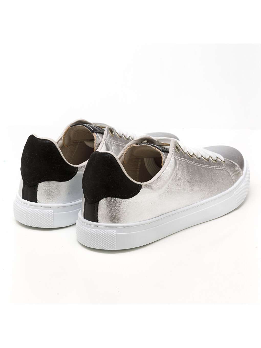 Gri Kadın Sneaker ( Günlük) MAR-25Y-209-02 Gümüş-Siyah Sim-3