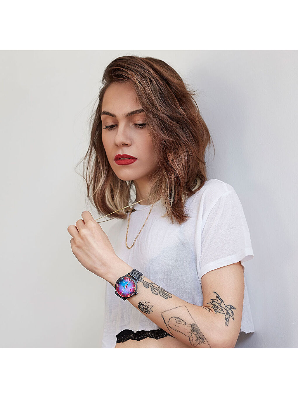 Lacivert WRC609 38 mm Kadın Kol Saati-2