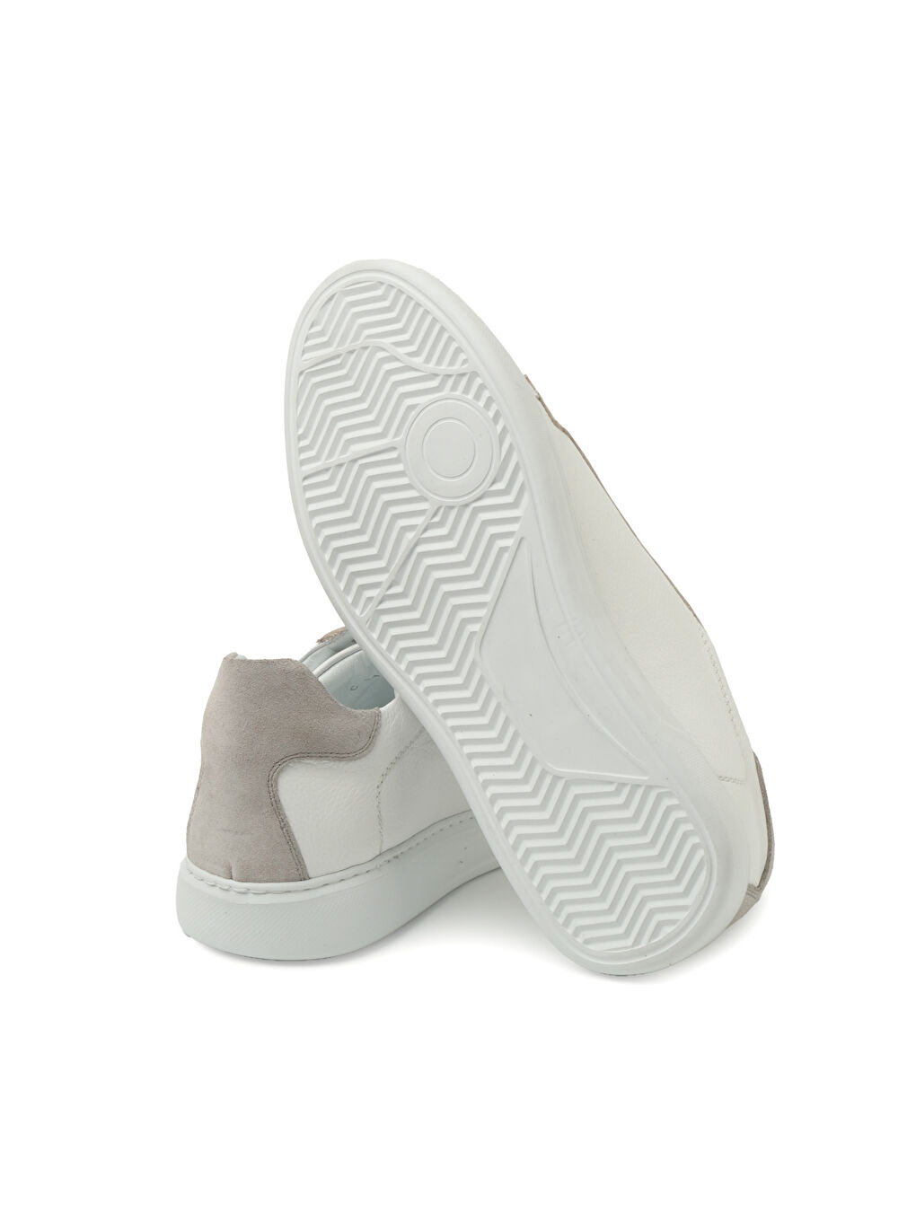 Erkek Sneaker ( Günlük) KA-C11744 Casual Beyaz Maçka-Taş Süet-4