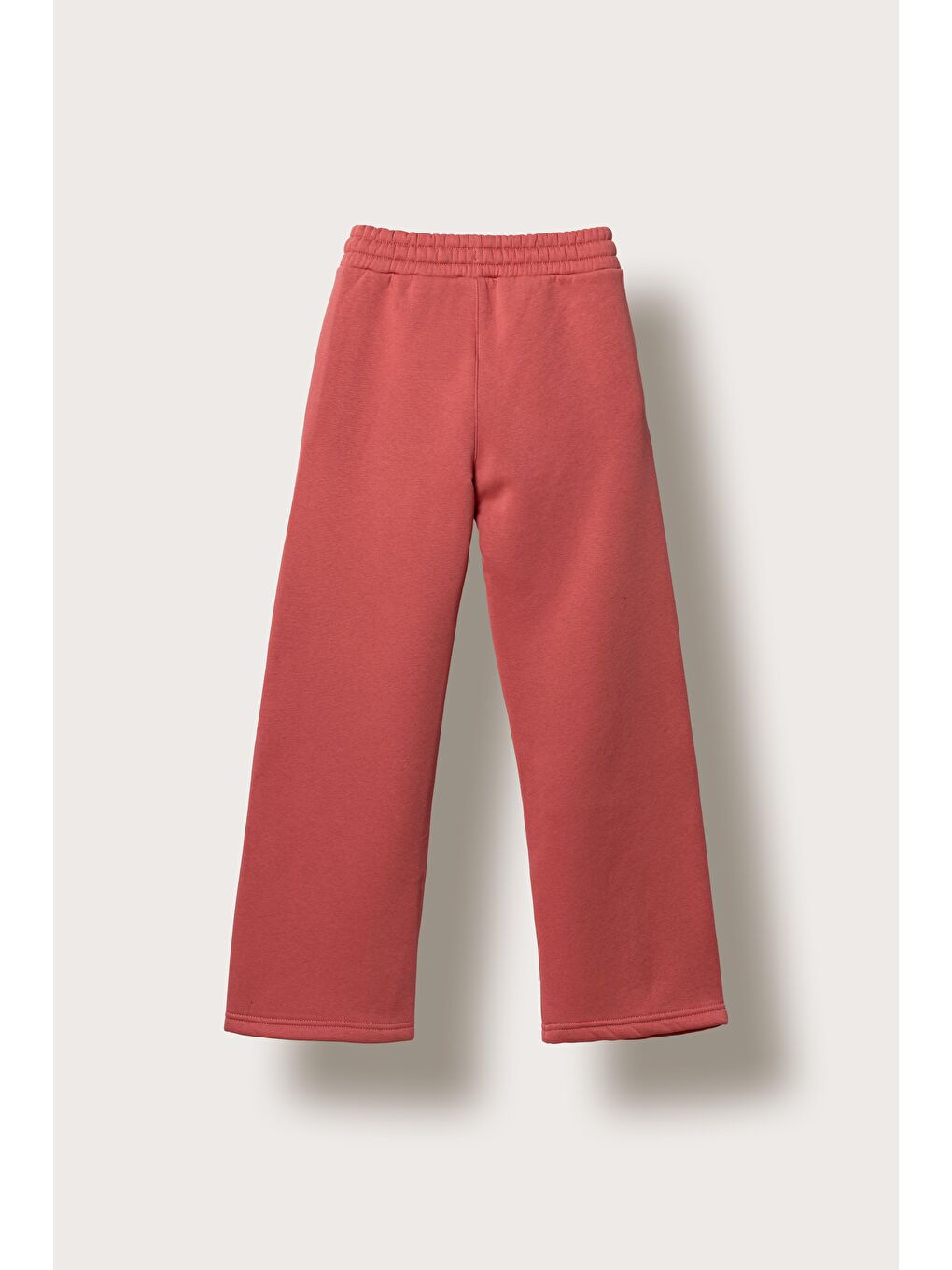 Kahverengi 3 İp Bol Paçalı Kız Çocuk Eşofman Altı-5