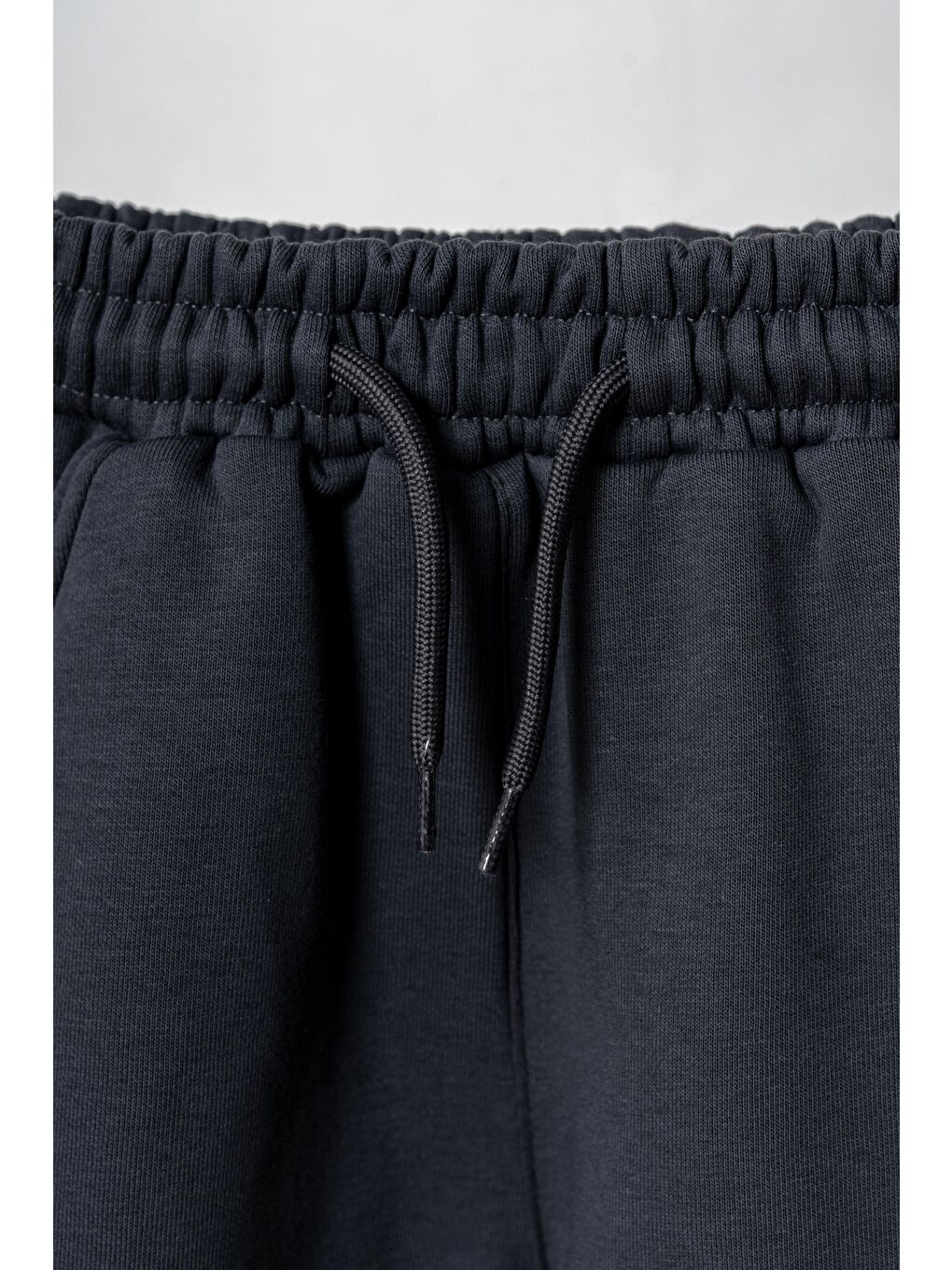 Gri 3 İp Fearless Nothing  Baskılı Yanlar Çizgili Erkek  Çocuk Eşofman Altı-1