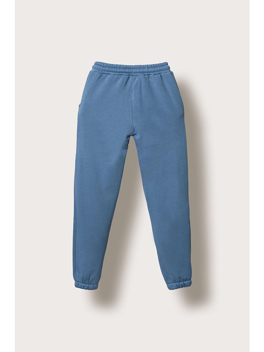 Mavi 3 İp Fearless Nothing  Baskılı Yanlar Çizgili Erkek  Çocuk Eşofman Altı-5