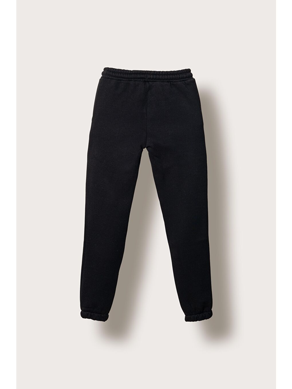 Siyah 3 İp Fearless Nothing  Baskılı Yanlar Çizgili Erkek  Çocuk Eşofman Altı-5