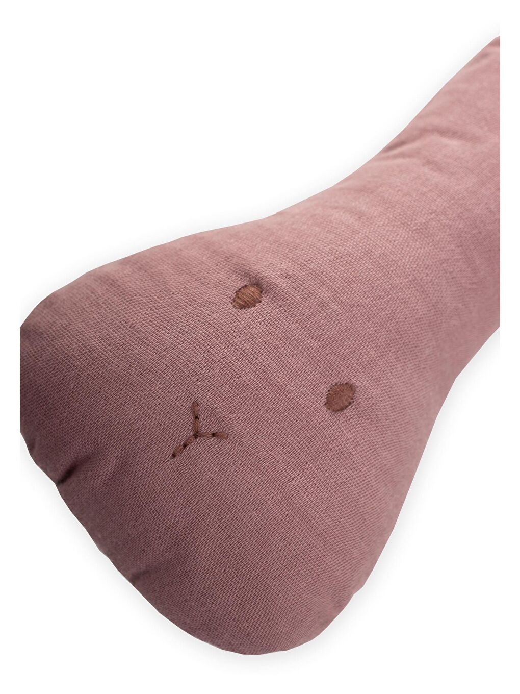 Müslin Çıngıraklı Armut Oyuncak Gül Kurusu-1