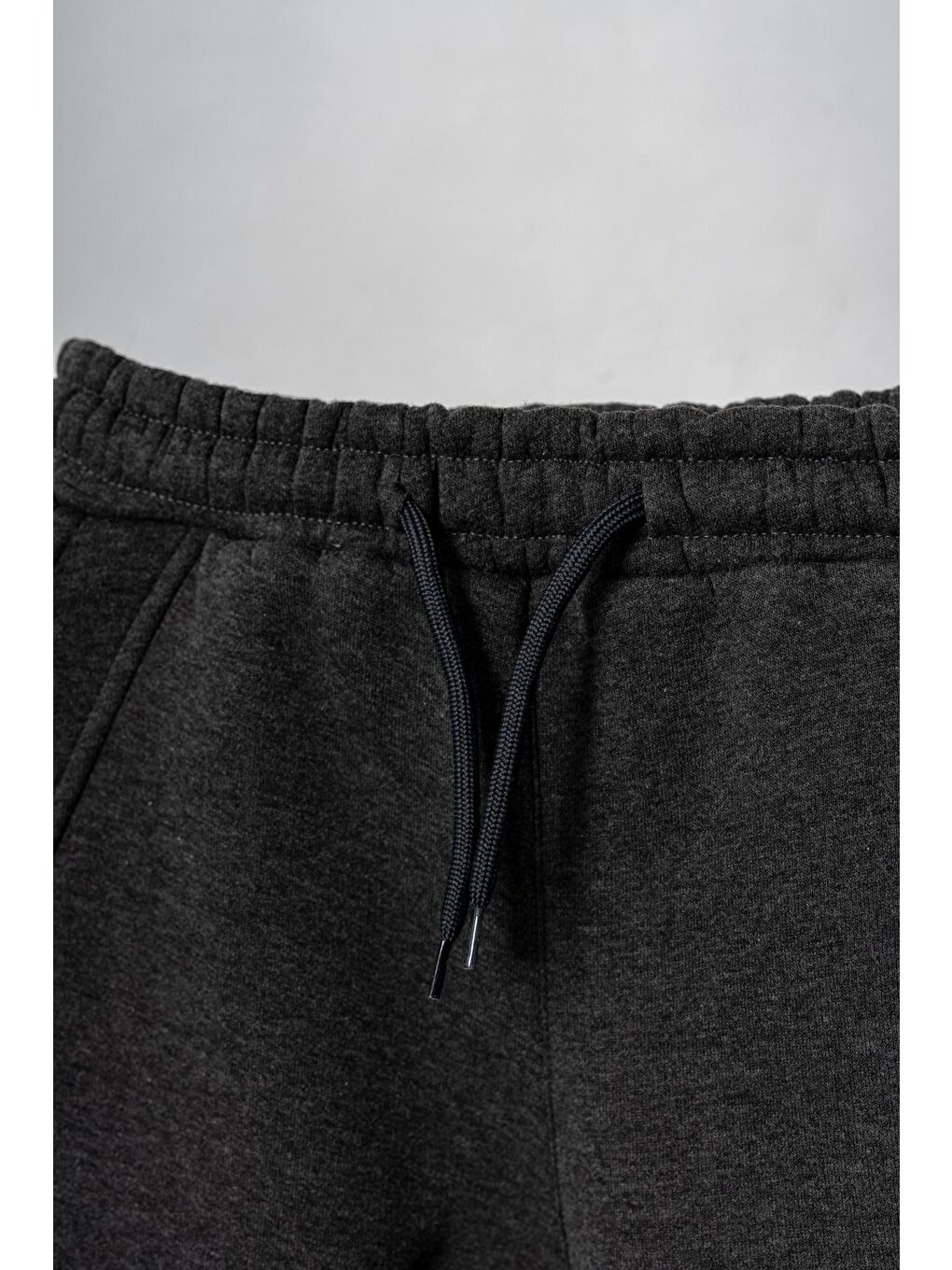 Antrasit 3 İp Fearless Nothing  Baskılı Yanlar Çizgili Erkek  Çocuk Eşofman Altı-1