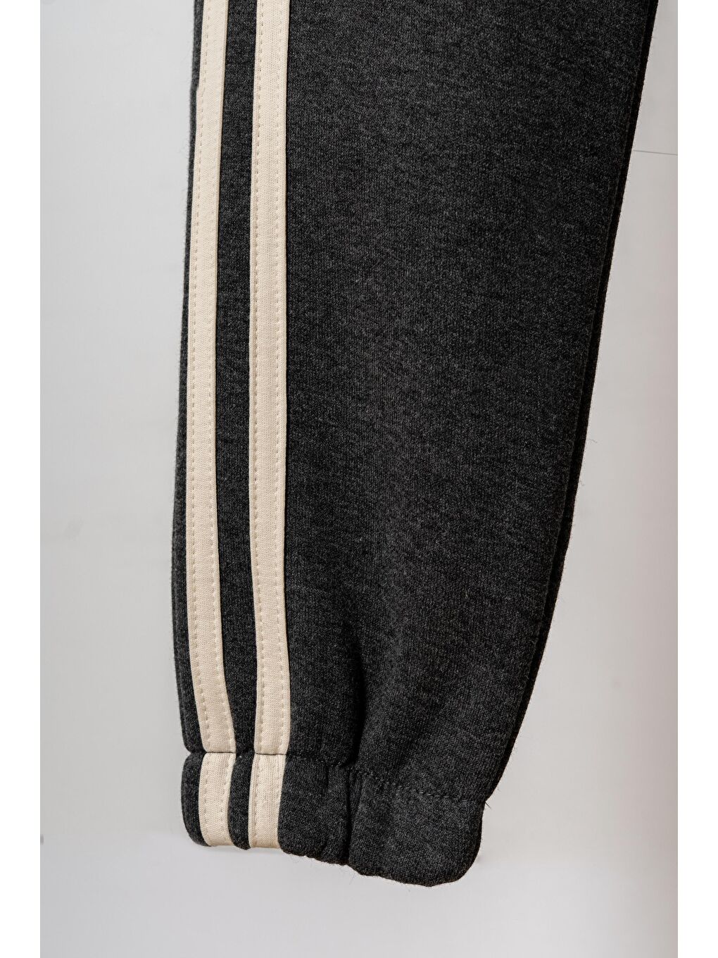 Antrasit 3 İp Fearless Nothing  Baskılı Yanlar Çizgili Erkek  Çocuk Eşofman Altı-3