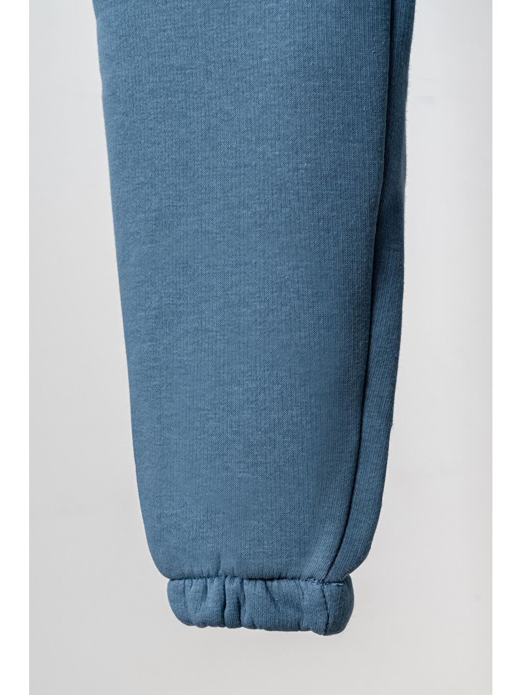 Mavi 3 İp İki Diz Mikro Kargo Cepli Sağ Cep Fermuarlı Erkek Çocuk Eşofman Altı-4