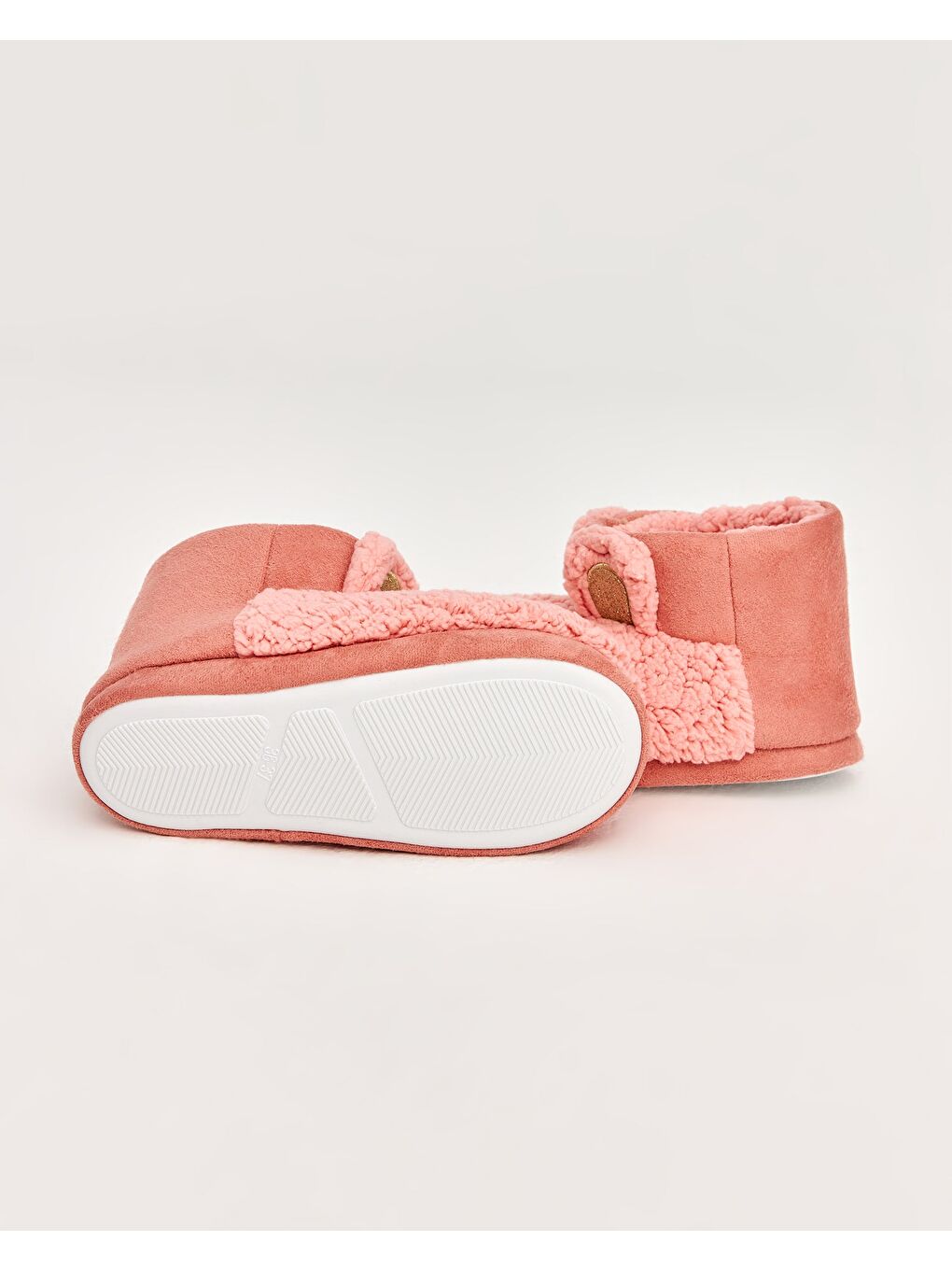 Pembe Kadın Kulak Figürlü Panduf - MANY-2