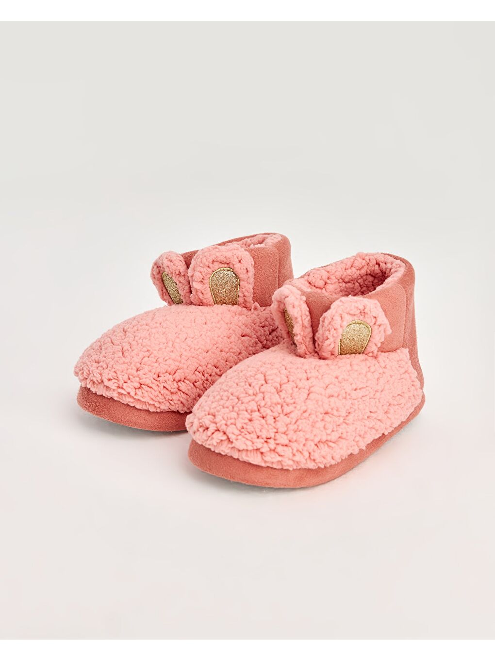 Pembe Kadın Kulak Figürlü Panduf - MANY-3