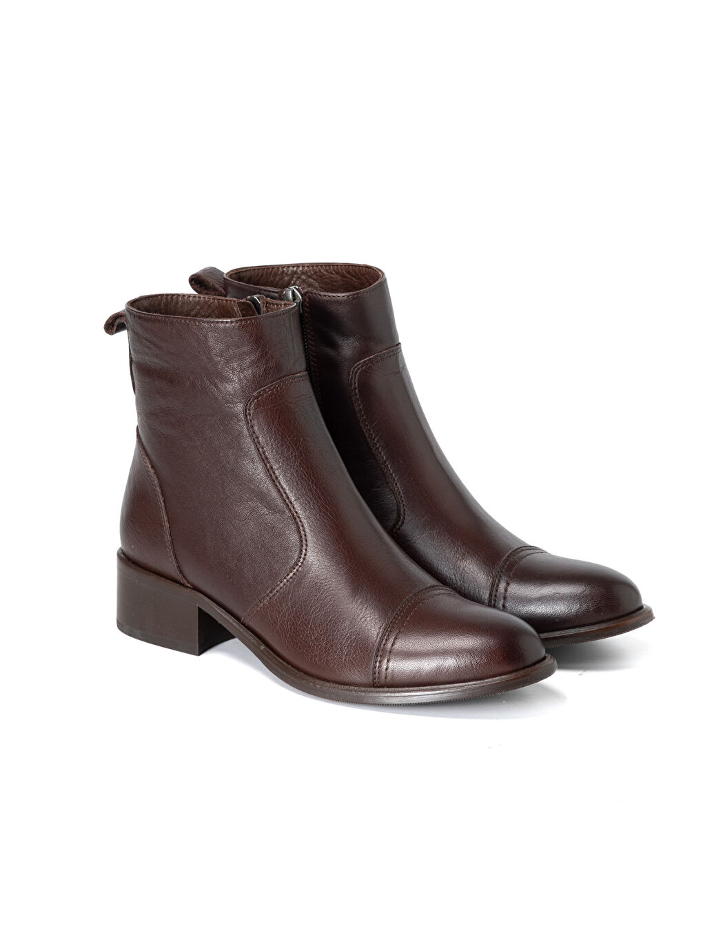 Kahverengi Kadın Bot 25K12002 Skin Boot-2