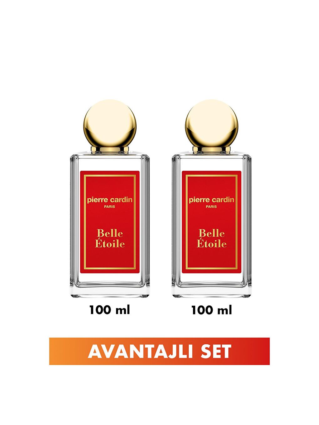 Pierre Cardin Kırmızı Belle Etoile 100 ml Kadın Parfüm 2'li Set