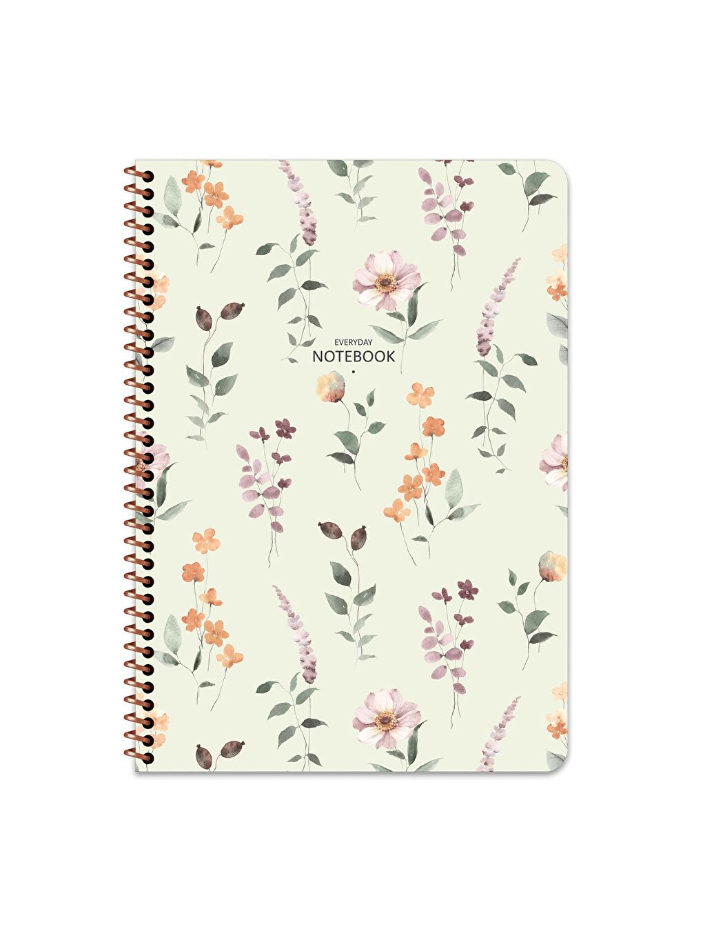 Keskin Color A4 Kareli Defter Çiçek - Krem