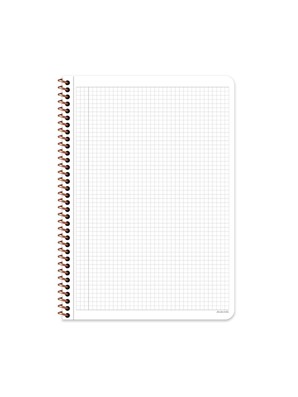 Keskin Color A4 Kareli Defter Çiçek - Krem - 1