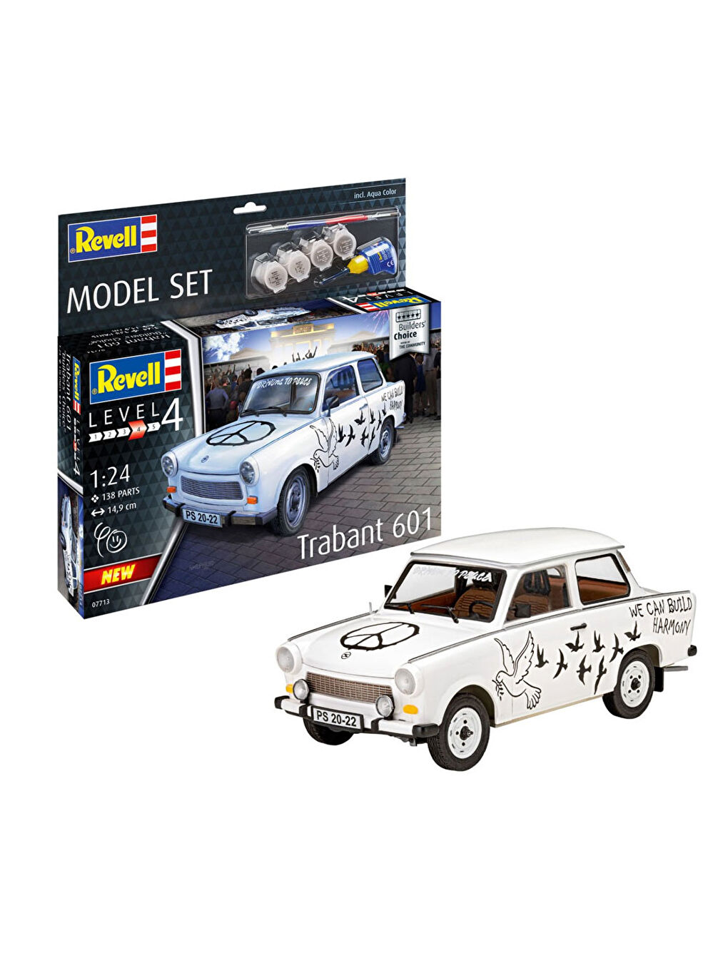 Revell Renksiz Model Set Trabant 601S VBA67713