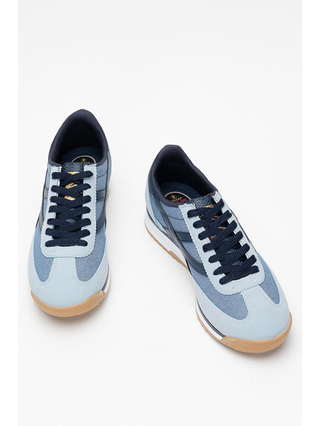 Mavi Erkek Keten Günlük Spor Ayakkabı-5
