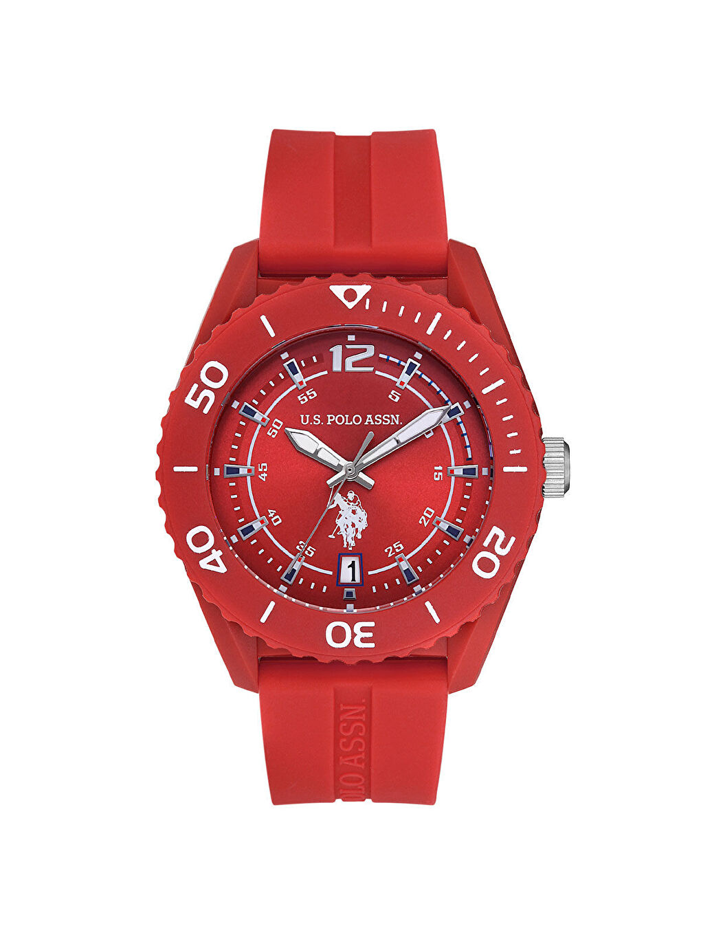 Kırmızı USPA4001-02 Erkek Kol Saati