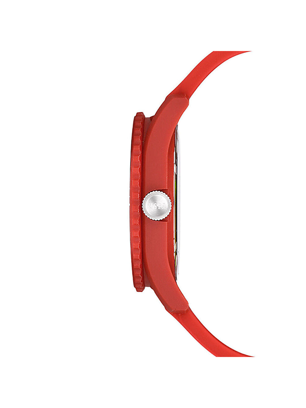 Kırmızı USPA4001-02 Erkek Kol Saati-1