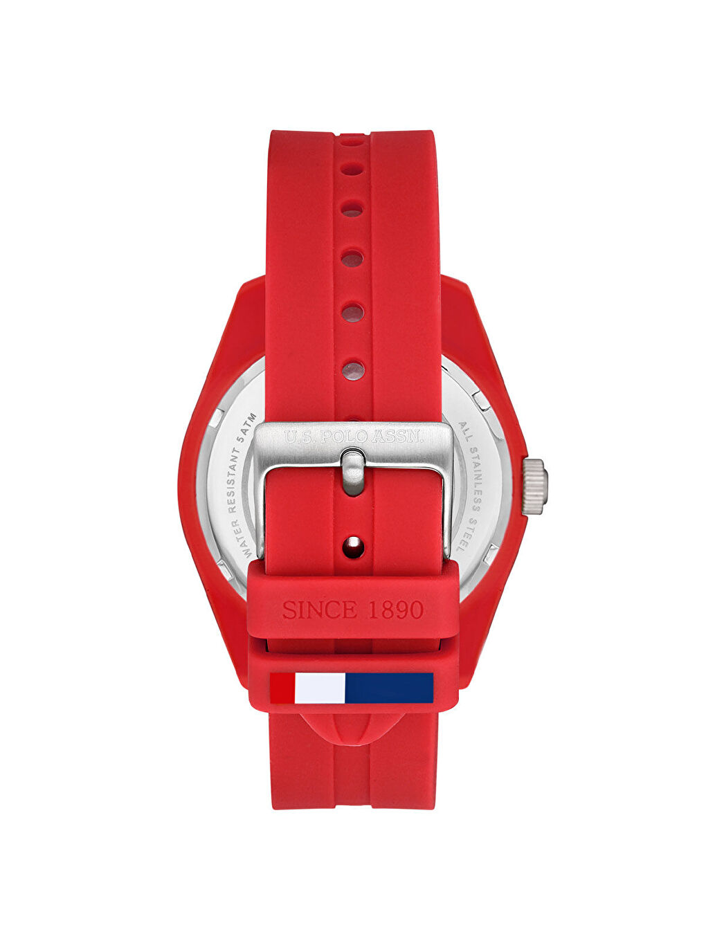 Kırmızı USPA4001-02 Erkek Kol Saati-2