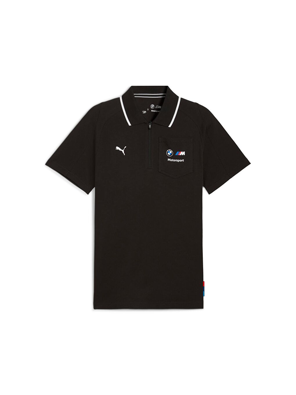Siyah BMW M Motorsport Erkek Polo