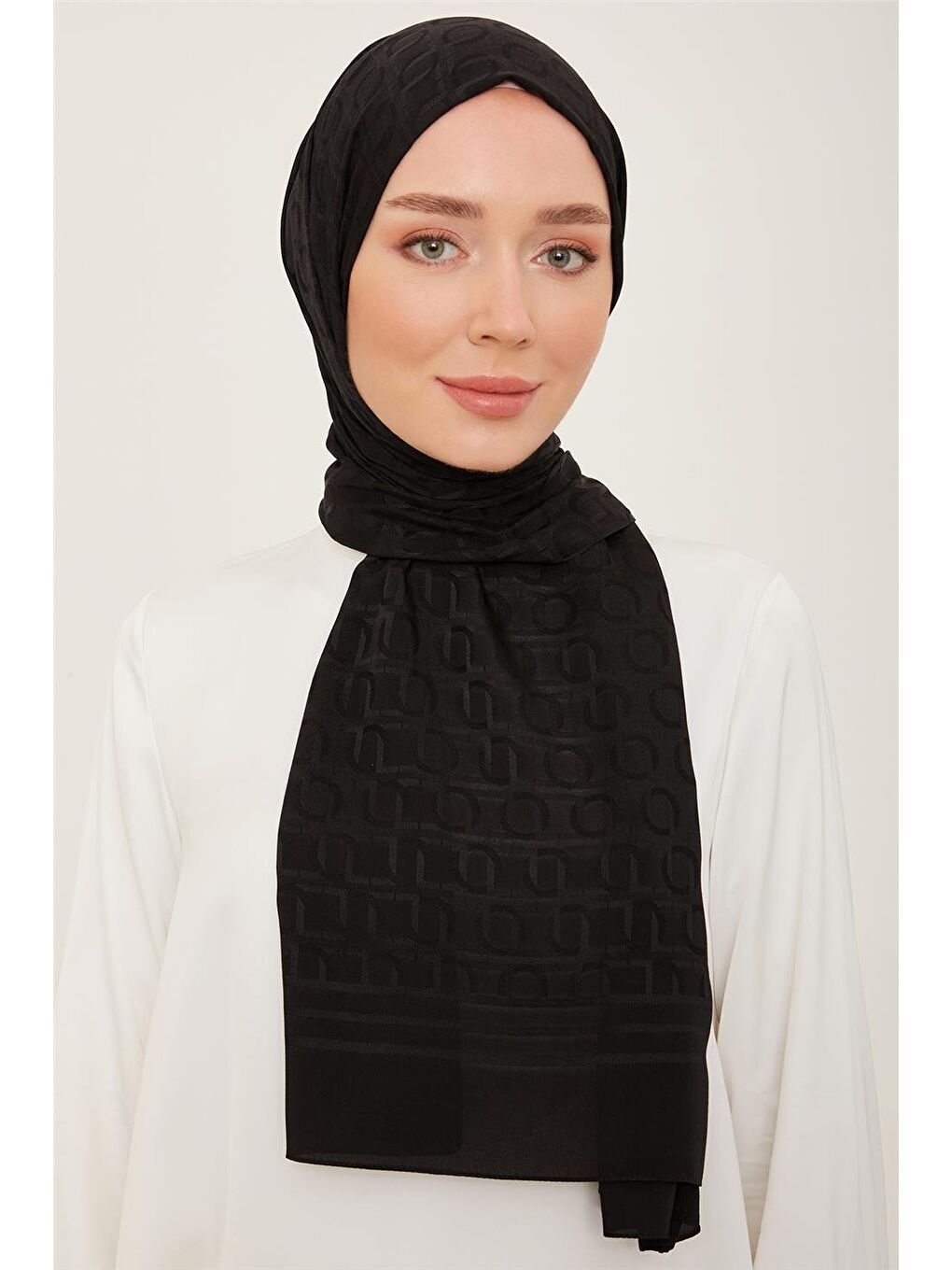 Siyah Trend Diamond Şal 6 4829 65