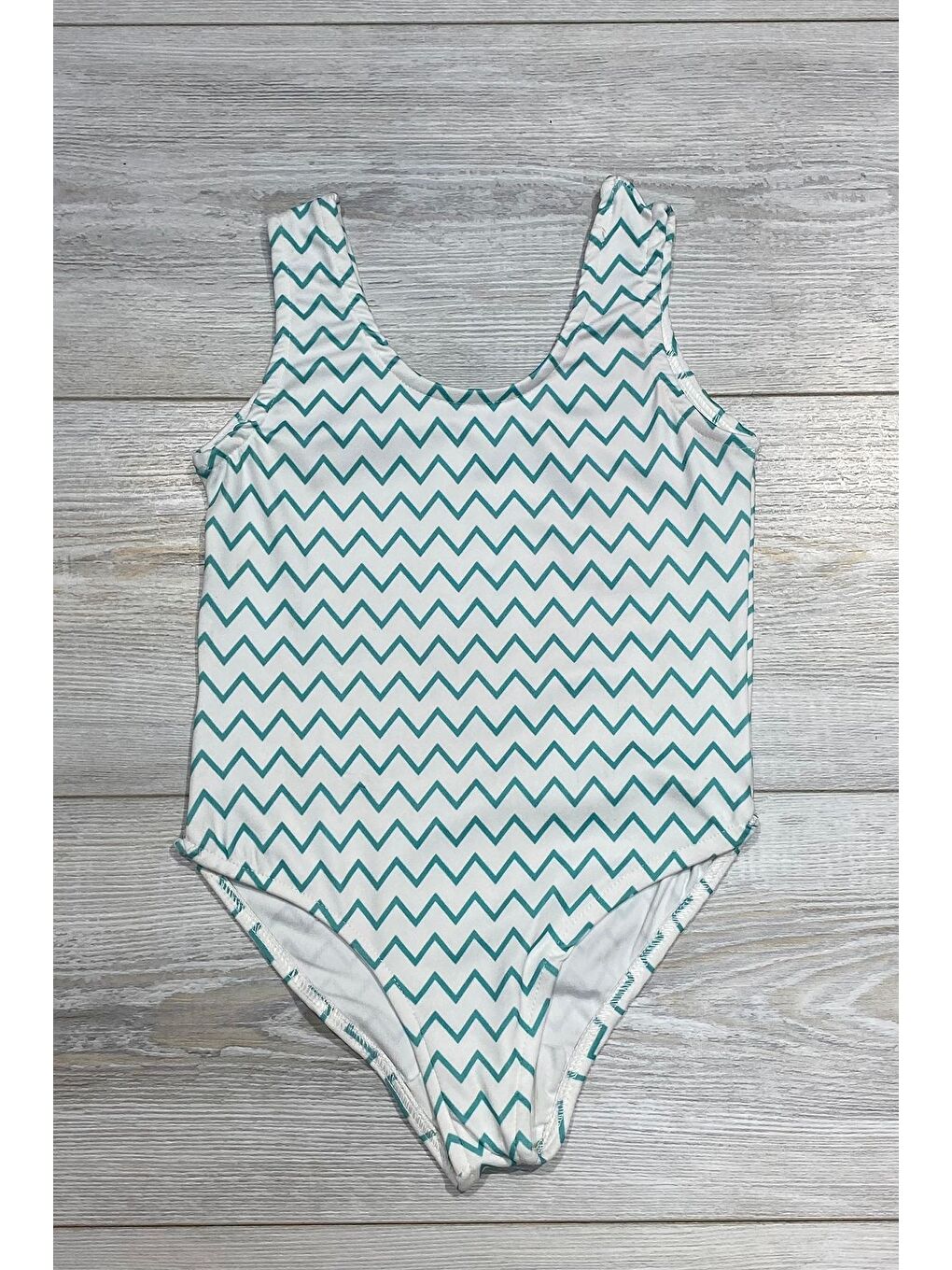 Turkuaz Trend Kız Çocuk Deniz Havuz Mayo