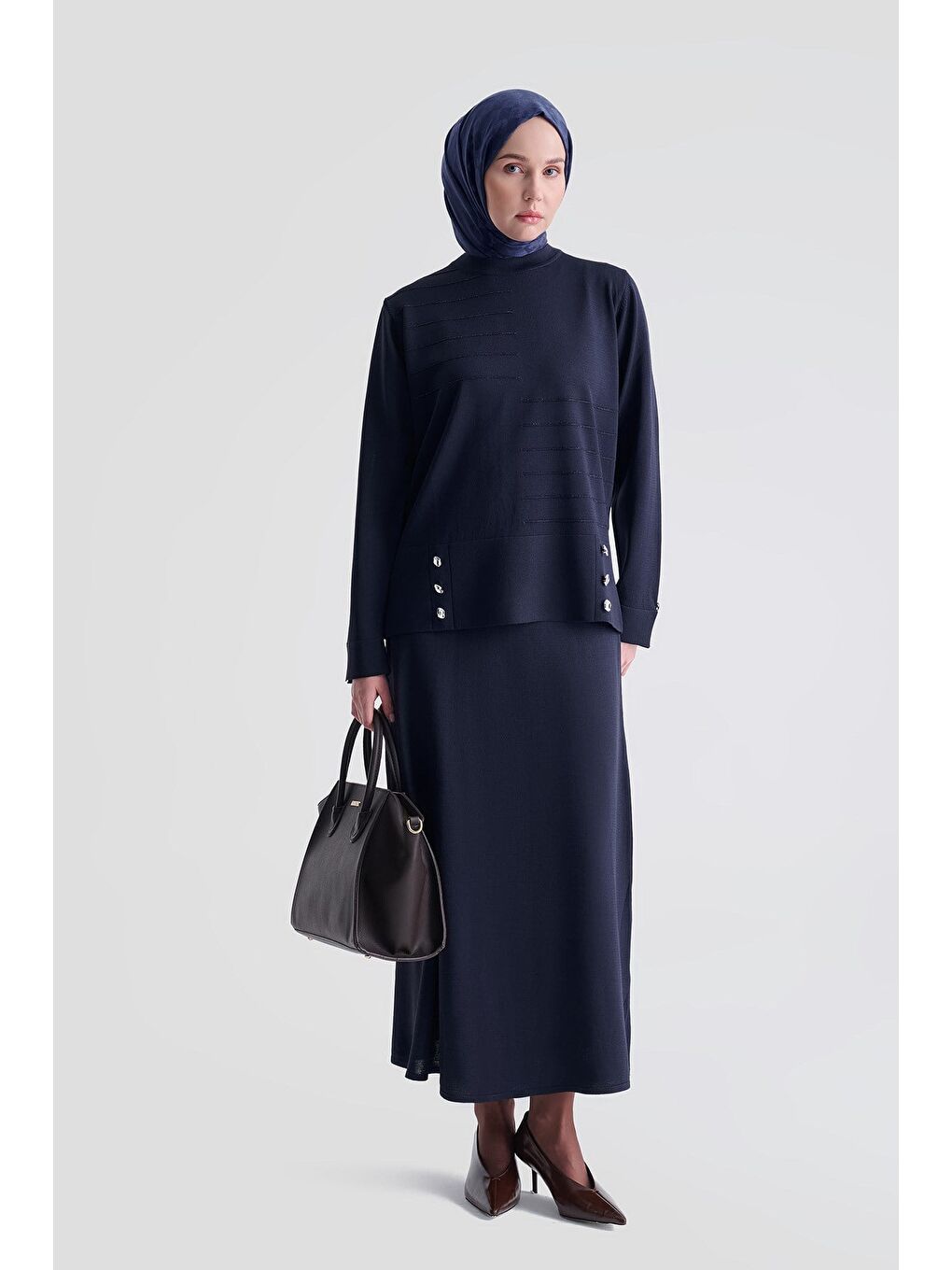Trend Triko Takım 25Ktd6107 Lacivert-2