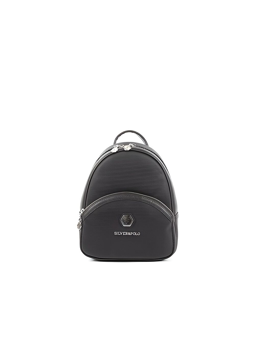 Siyah Kadın 945-34837 SILVER POLO SIRT ÇANTASI M86 SİYAH-MAT SİYAH