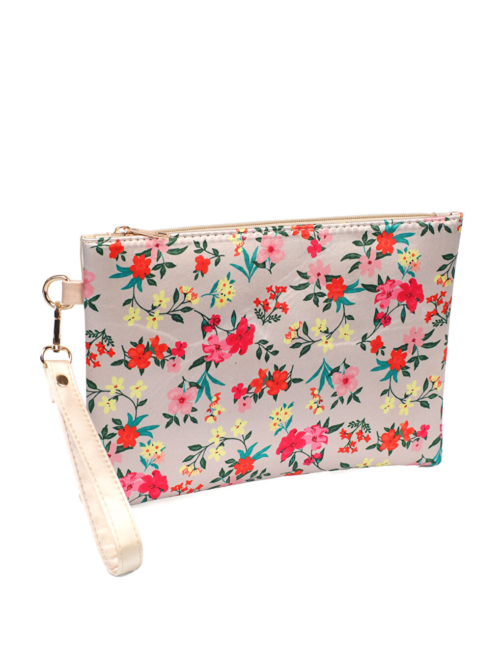 Bej Paris Kadın Clutch Çanta