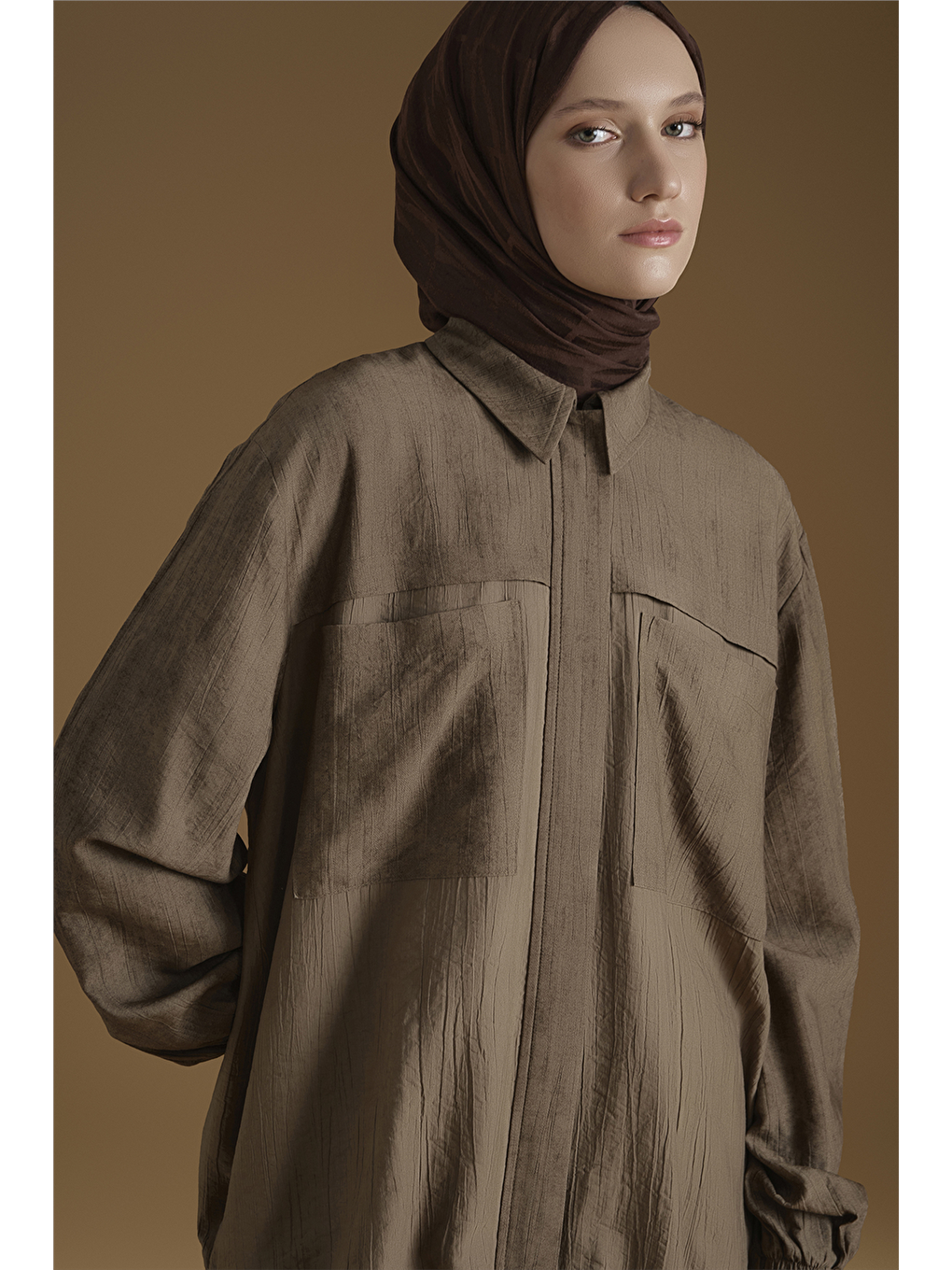 Rayon Karışımlı Takım Haki-1