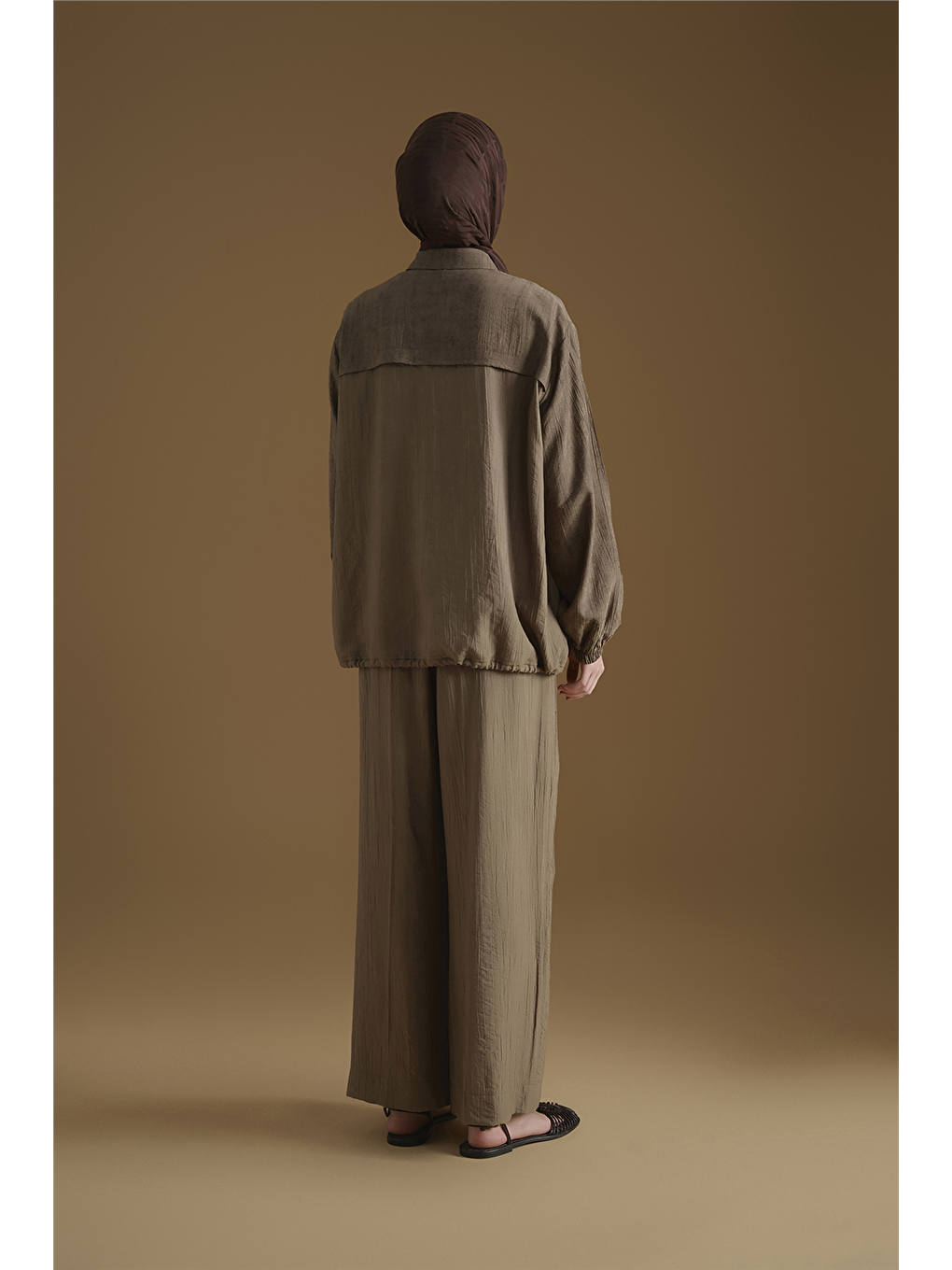 Rayon Karışımlı Takım Haki-4