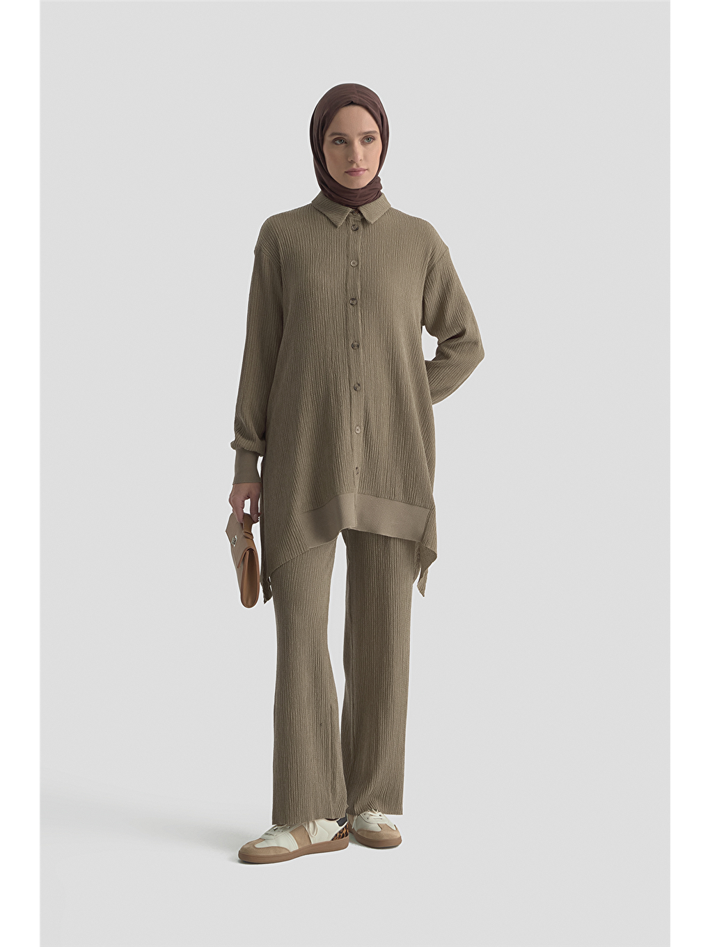 Kahverengi Trend Takım 25Kt6103 Camel-1