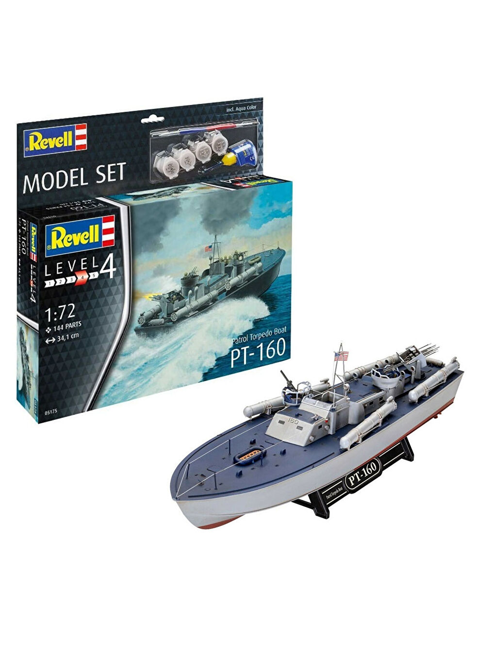 Revell Renksiz Model Set Patrol Torpedo Boat PT-160 VBG65175