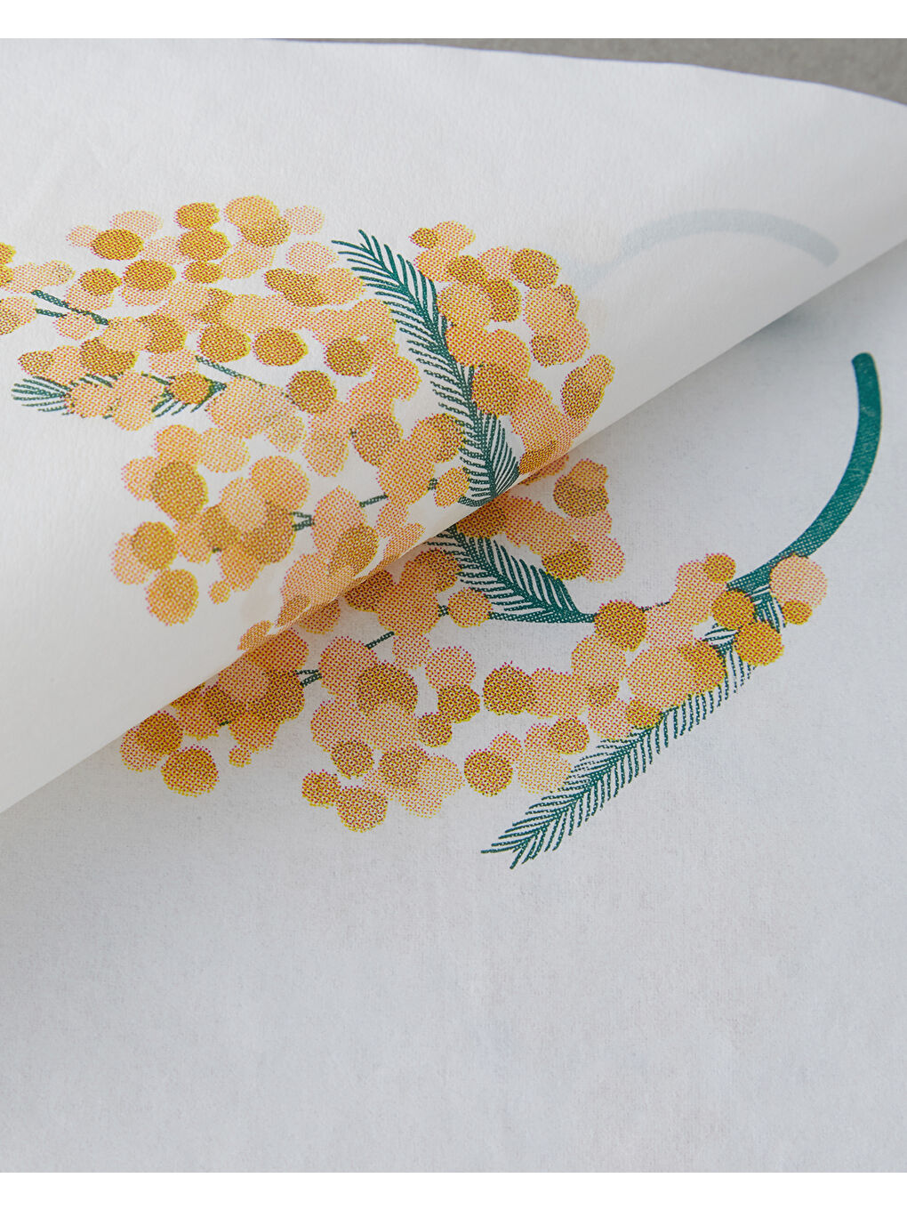 Fluora 20'li Kağıt Peçete 33x33 cm Beyaz - Sarı-2