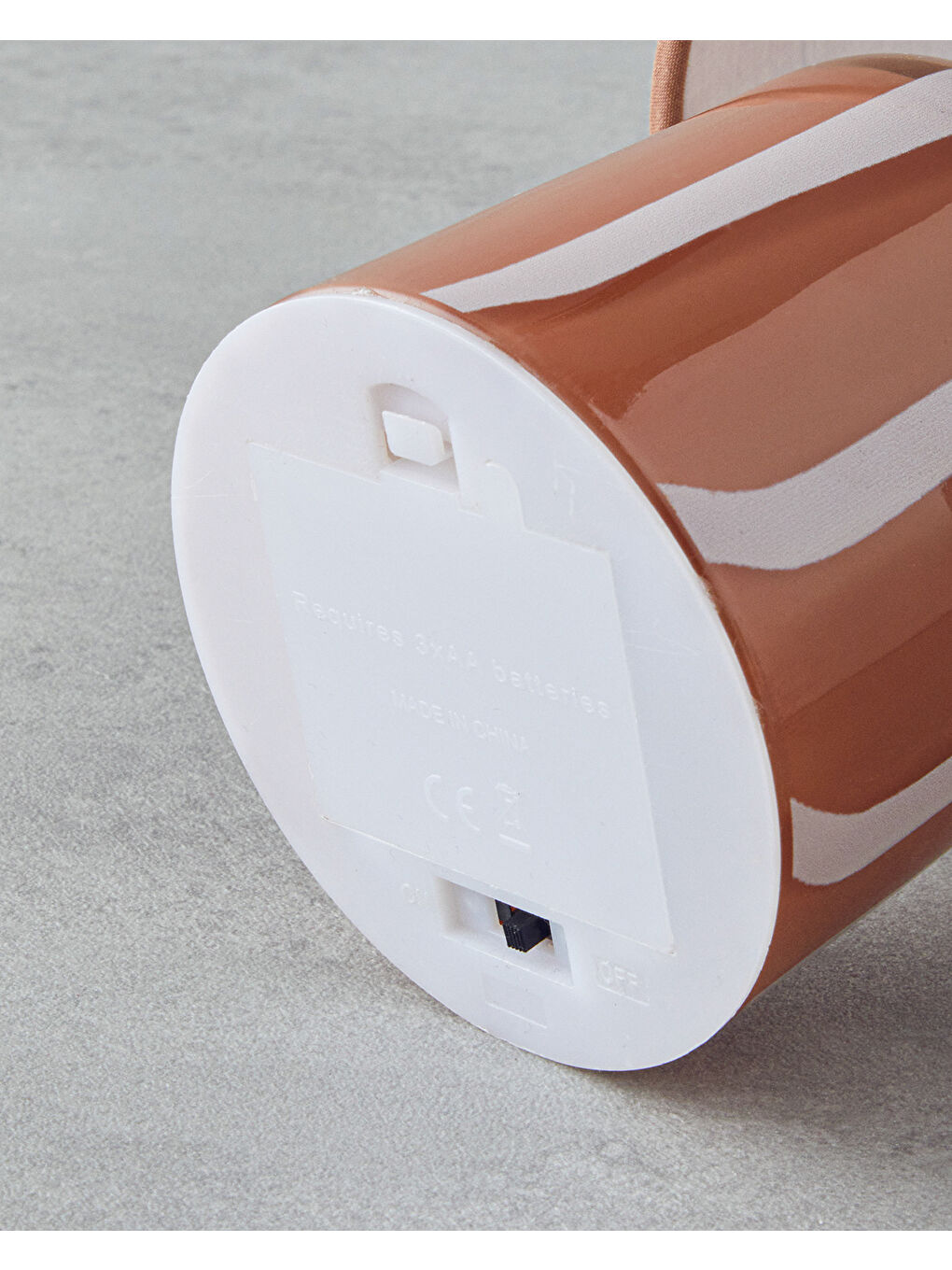 Stripes Dekoratif Aydınlatma 13x20 cm Kırmızı-3