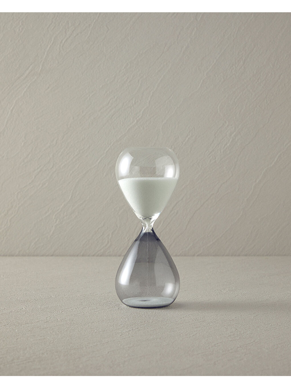 Gri Alvin 15 Dk Cam Kum Saati Füme