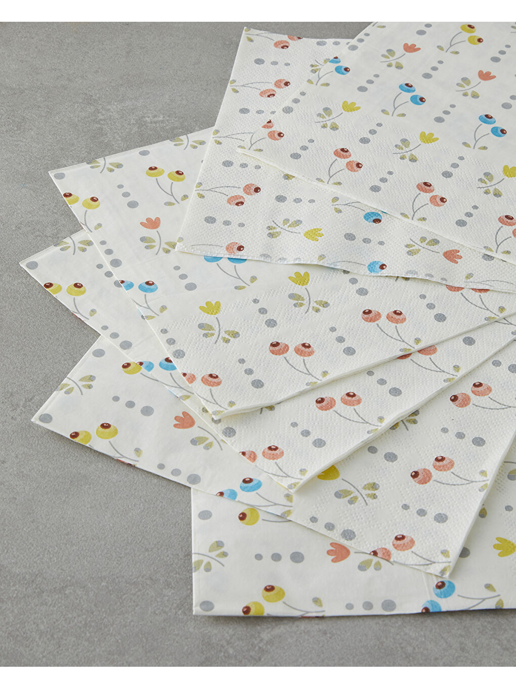 Beyaz Petalpop 20'li Kağıt Peçete 33x33 cm Renkli-1